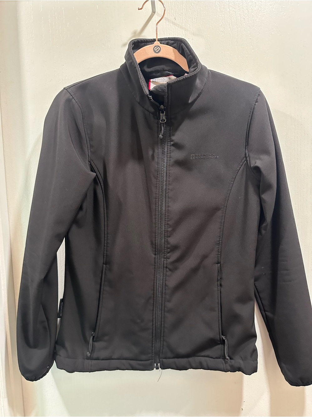 Ladies Black Softshell Jacket